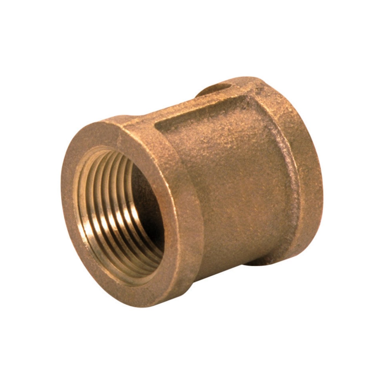 Jmf Reducing Coupling Threaded 12  X 38  Red Brass Lead Free