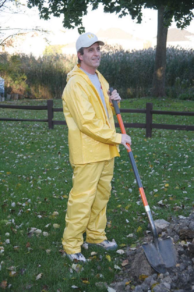 Rainsuit 2Pc Vnl Yel Xlg