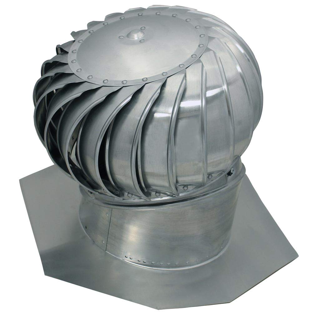 Air Vent Turbine 12 Int. Brace Aluminum Mill