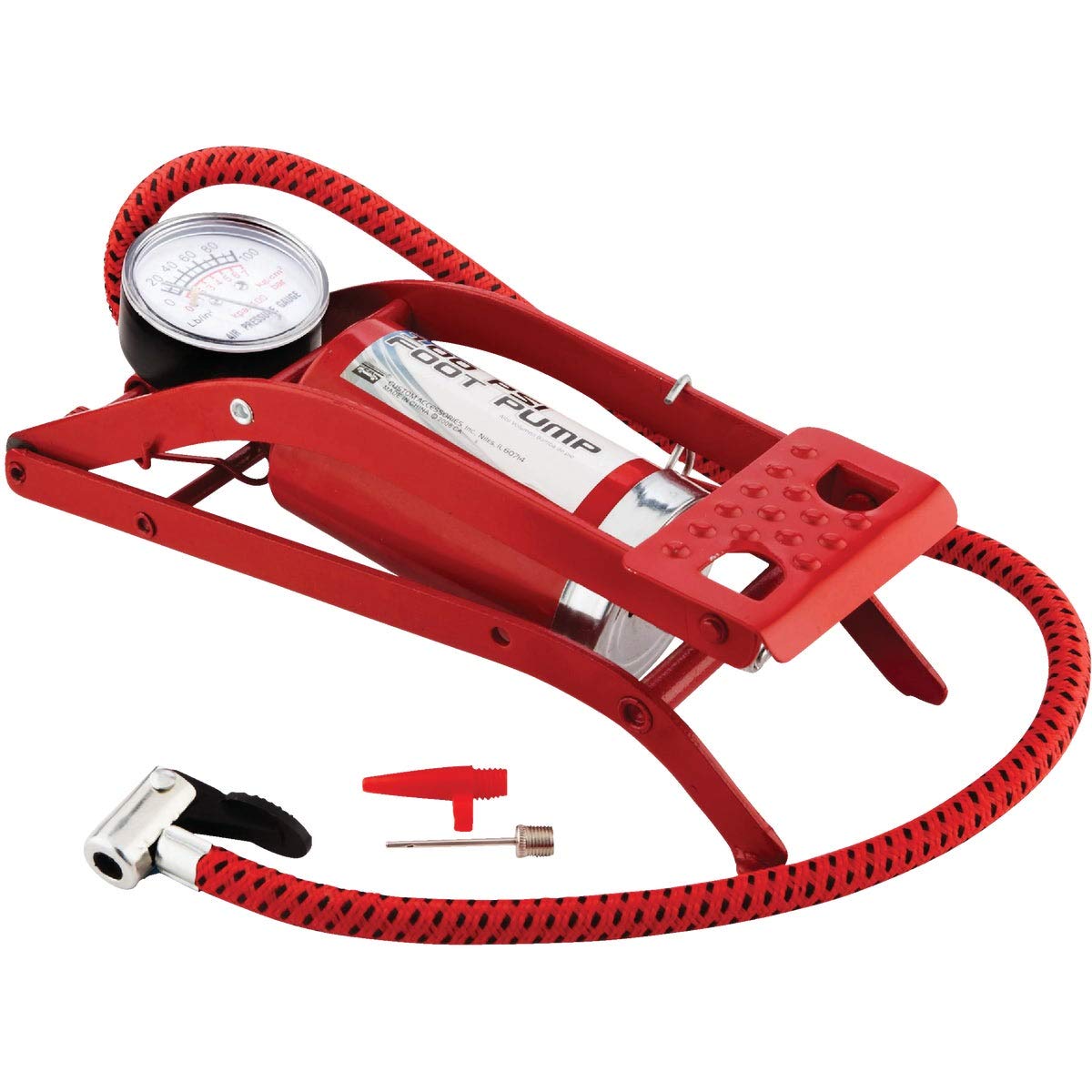 Custom Accessories 57777 100 Psi Compact Foot Pump