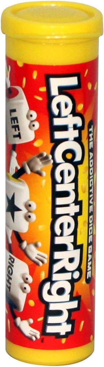 Spin Master Left Center Right Dice Game - Styles Vary Tube/Tin
