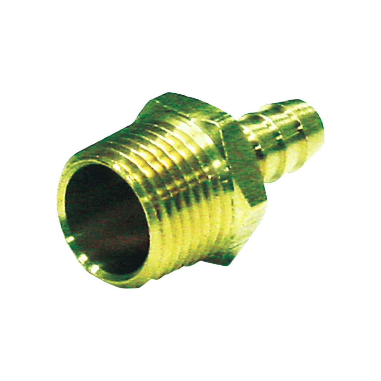 Jmf Brass 1/2 In. Dia. X 3/4 In. Dia. Adapter Yellow 1 Pk