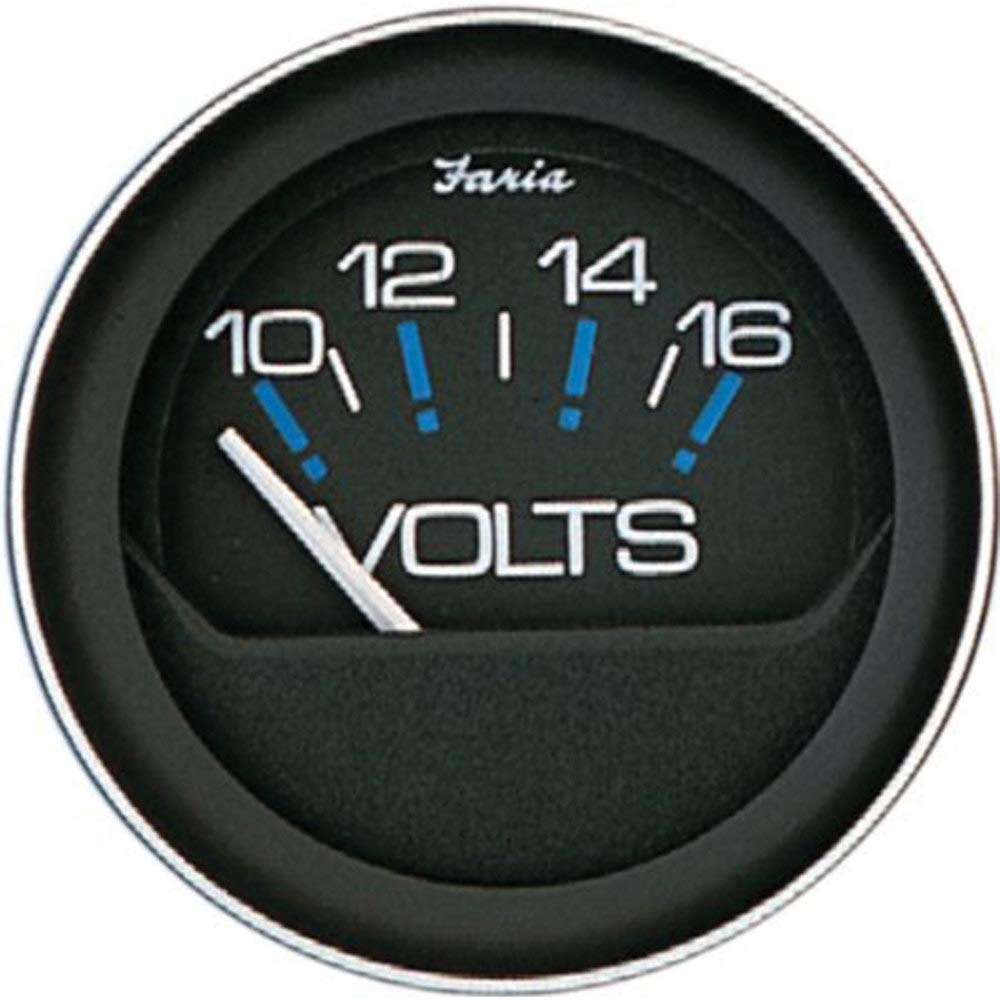 Faria Beede 13010 Coral 10-16V Voltmeter, 2''