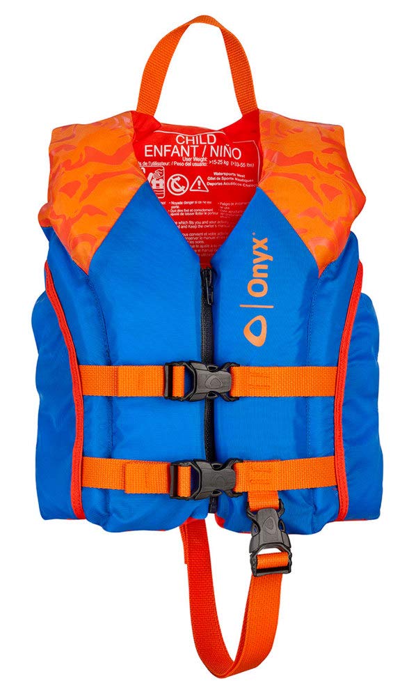 Onyx All Adventure Child Paddle & Water Sports Life Jacket Orange