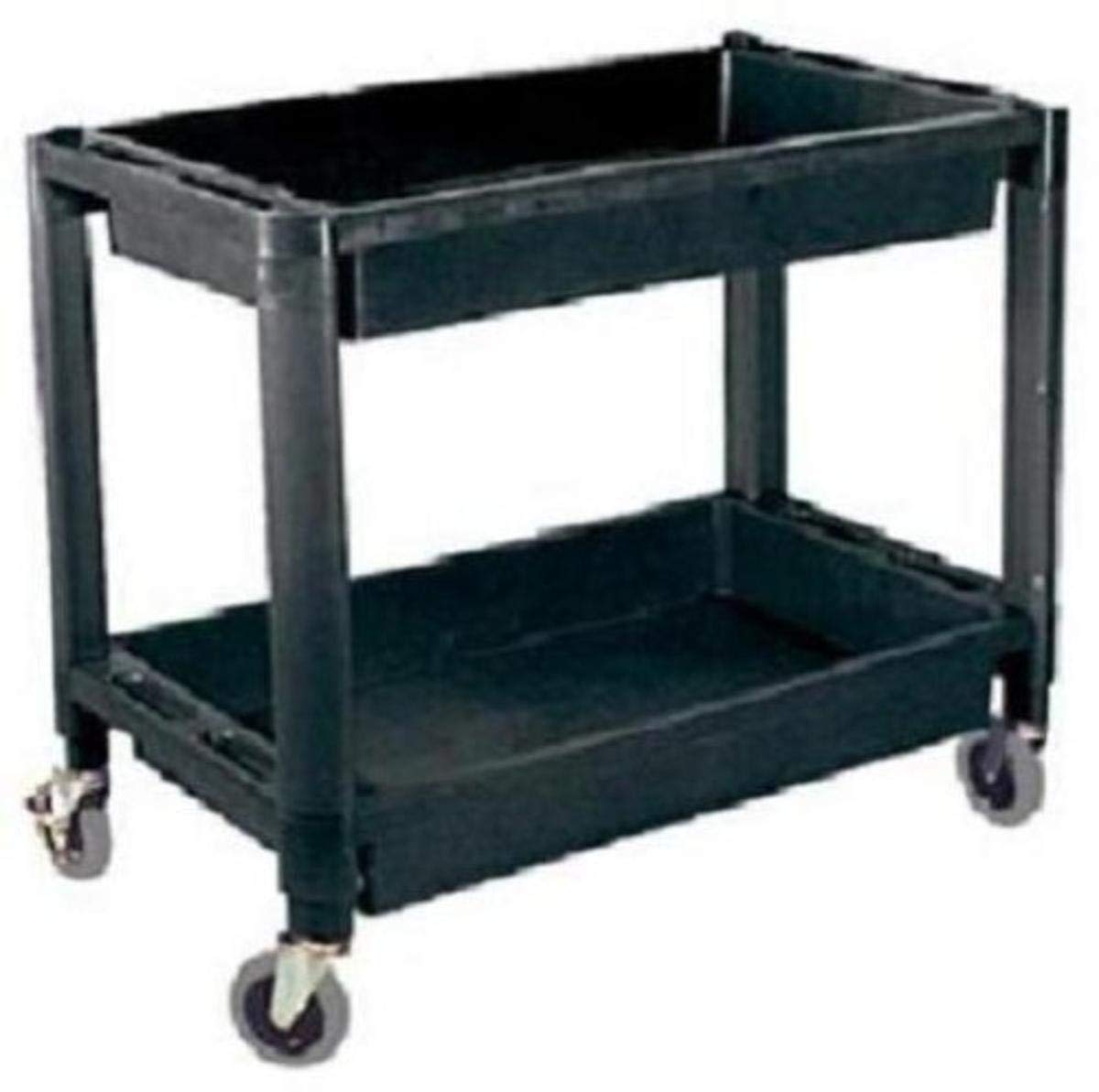 Atd Tools 7016 Heavy-Duty Plastic 2-Shelf Utility Cart