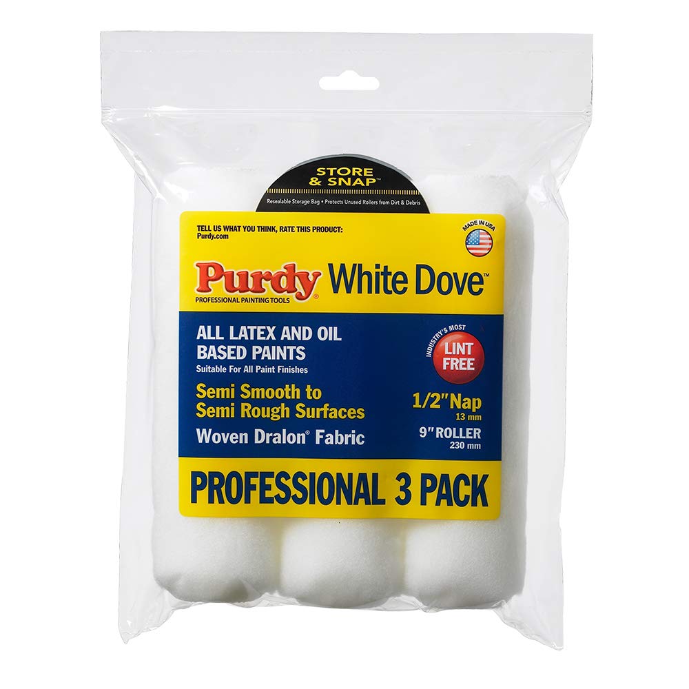 Purdy White Dove Roller Cover 9 X 12 In. 3 Count.