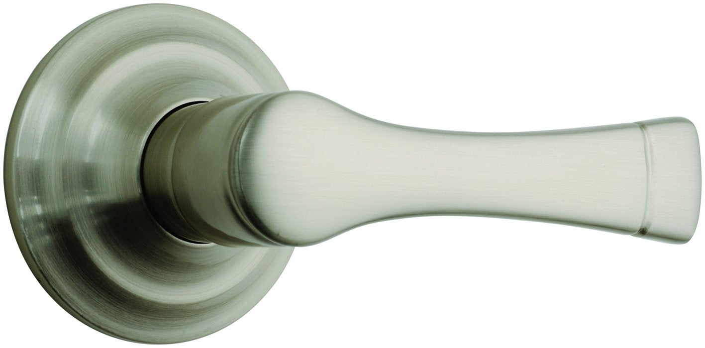 Brinks Push Pull Rotate Door Locks Harper Passage Hallcloset Lever, Satin Nickel, 23051-119