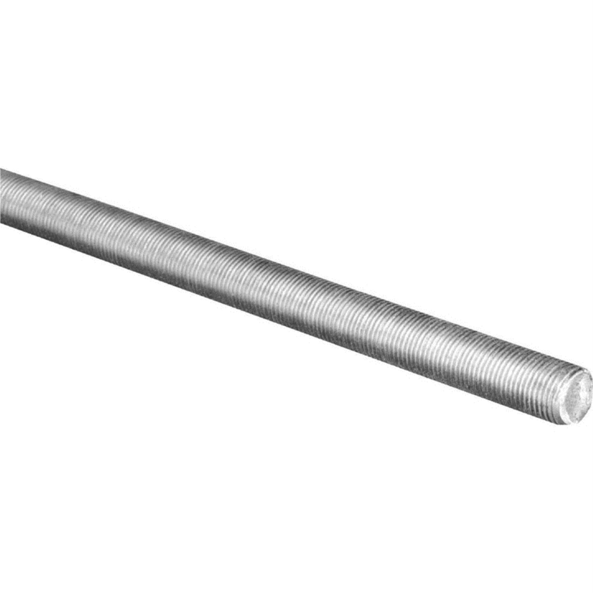 Hillman 58 In. Dia. X 24 In. L Galvanized Steel Threaded Rod - Case Of: 1