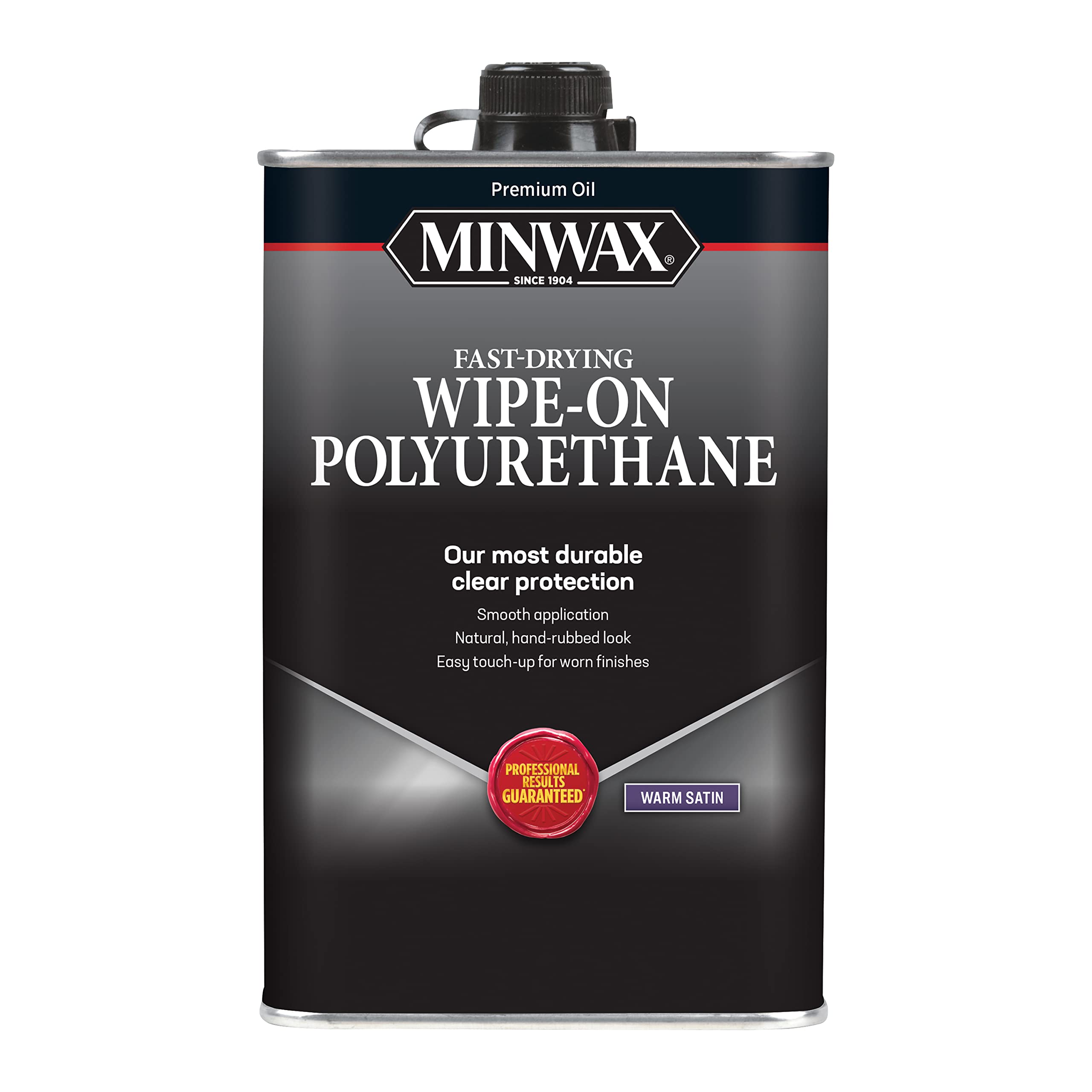 Minwax 60910000 Wipe-On Poly, Quart, Satin, 32 Fl Oz