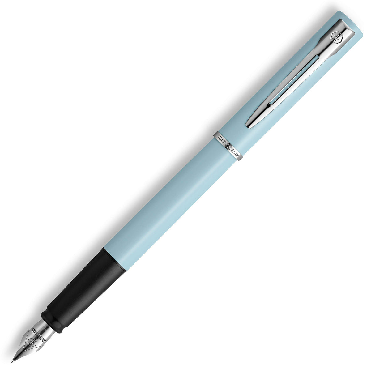 Waterman Graduate Allure Fountain Pen, Red Lacquer, Fine Nib, Blue Ink, Gift Box