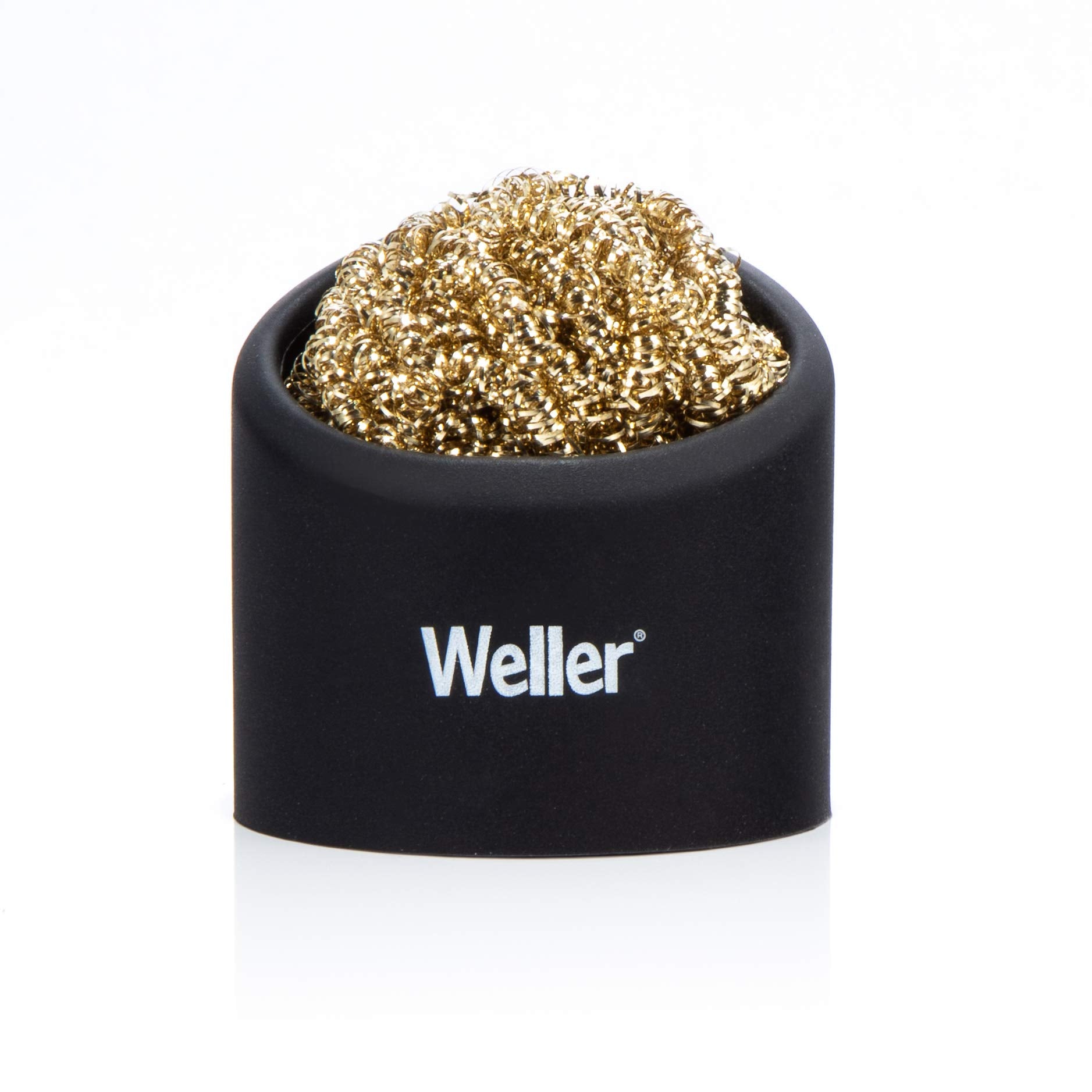 Weller Wlaccbsh-02 Soldering Brass Sponge Tip Cleaner With Silicone Holder
