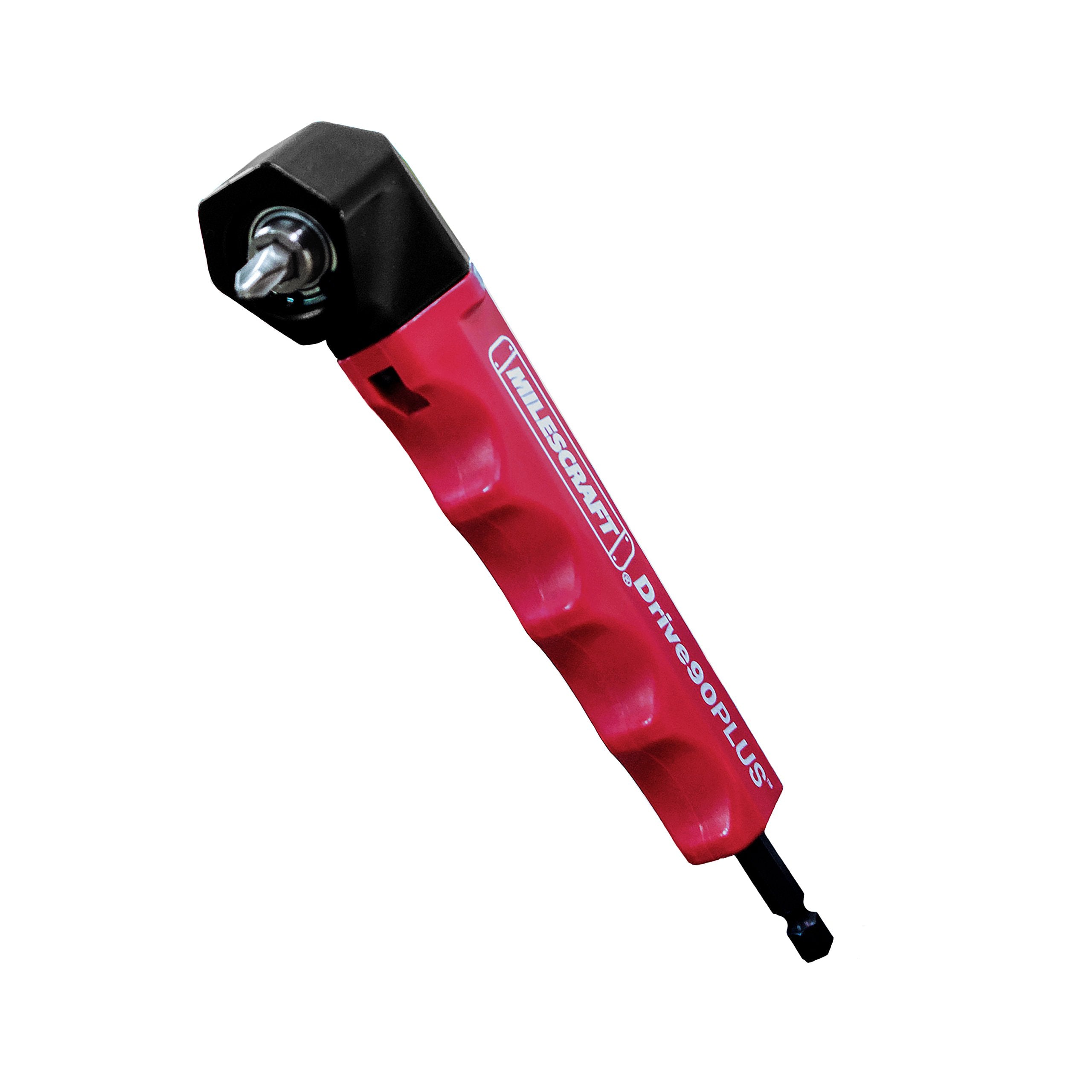 Milescraft 1303 Drive90Plus Impact Ready Right Angle Drill Attachment - Perfect For Drilling Or Driving In Tight Spaces - Minimu