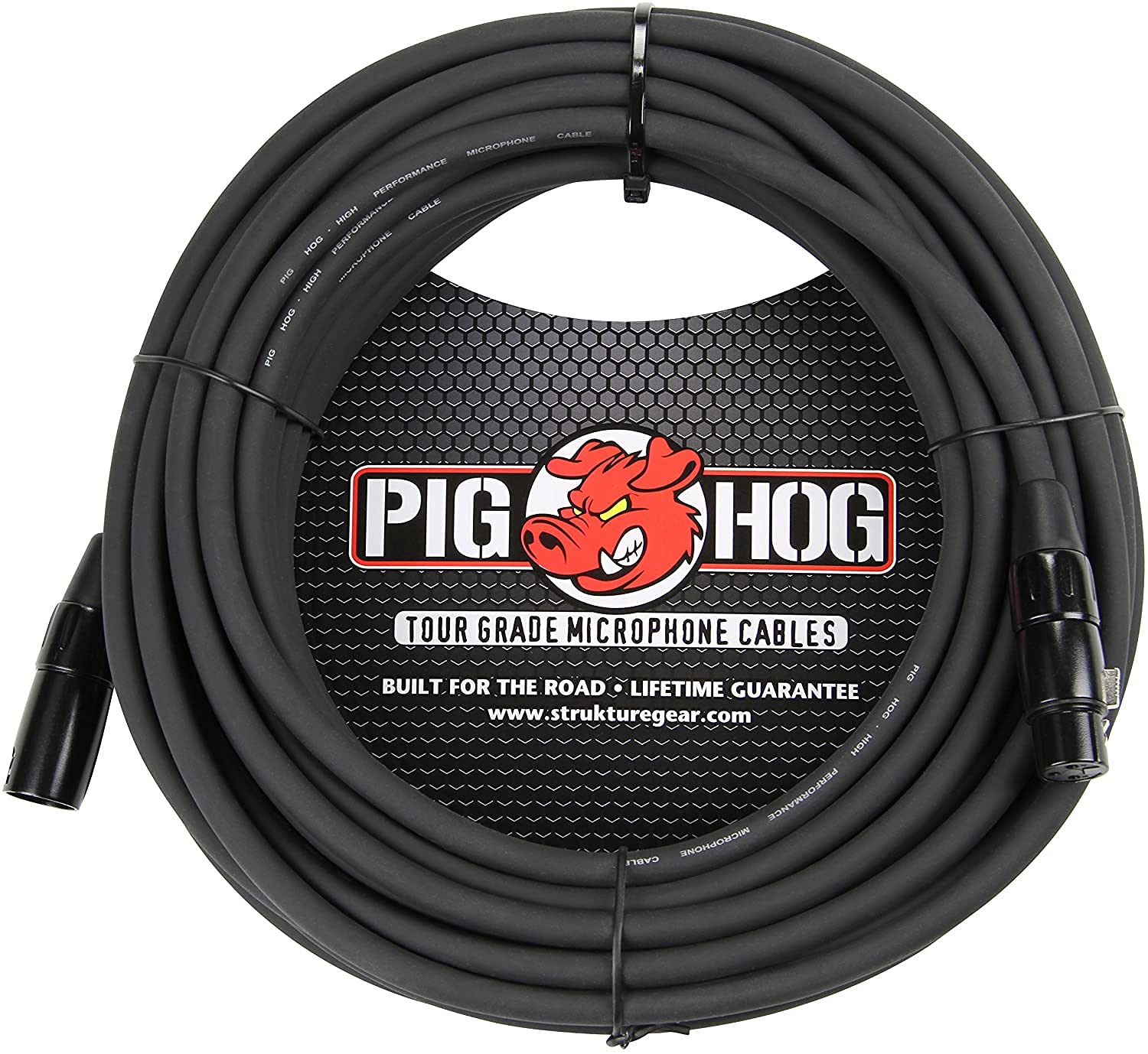 Pig Hog Phm50 High Performance 8Mm Xlr Microphone Cable, Black , 50 Feet