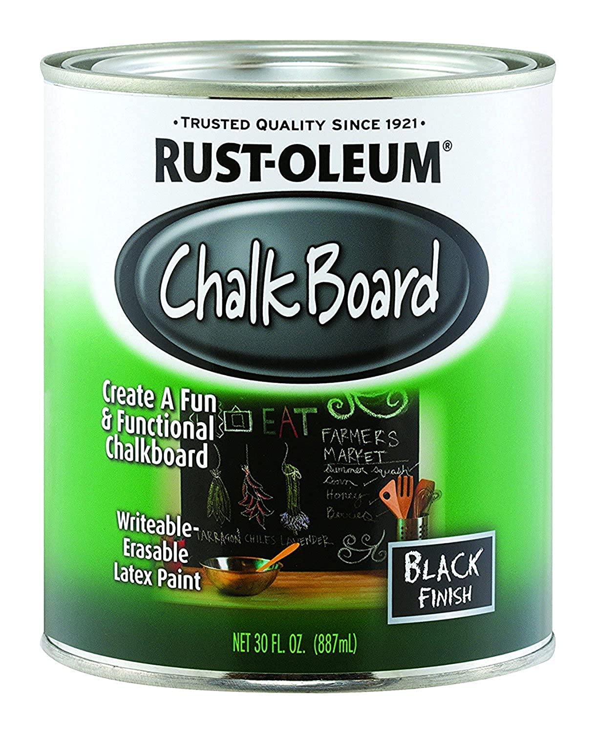 Rust-Oleum 206540 Chalkboard Brush On