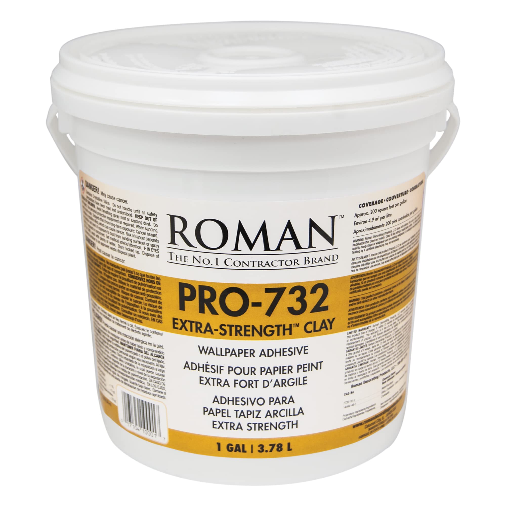 Roman 010001 Pro-732 1 Gal Extra Strength Wallpaper Adhesive