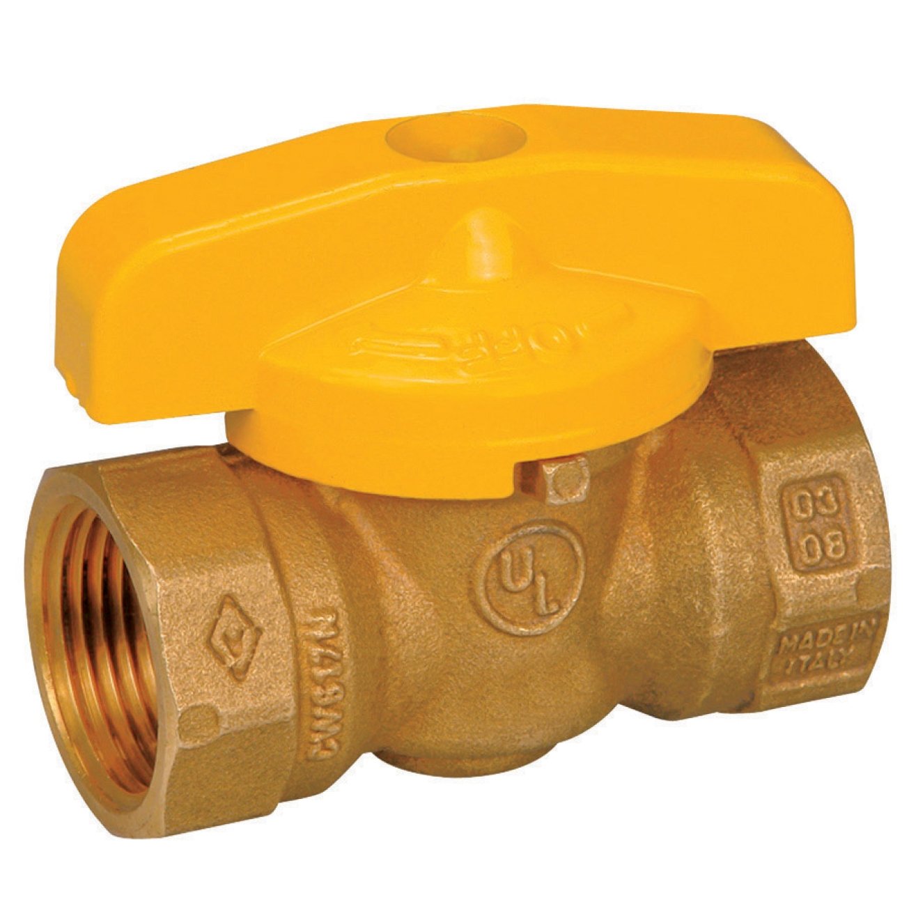 Mueller Brass Threaded Gas Ball Valve