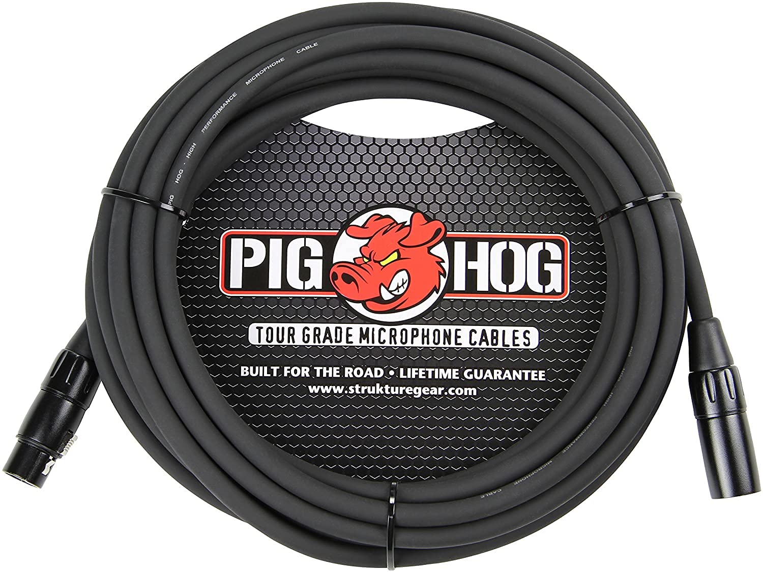 Pig Hog Phm25 High Performance 8Mm Xlr Microphone Cable, 25 Feet