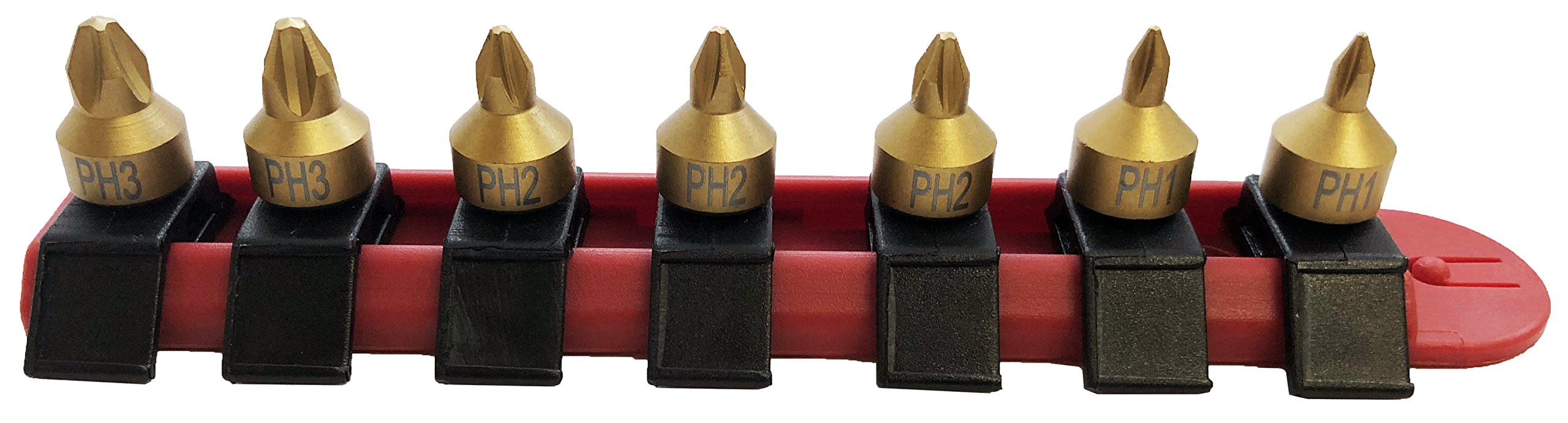 Cta Tools 9770 Stubby Phillips Bit Set - 7 Piece