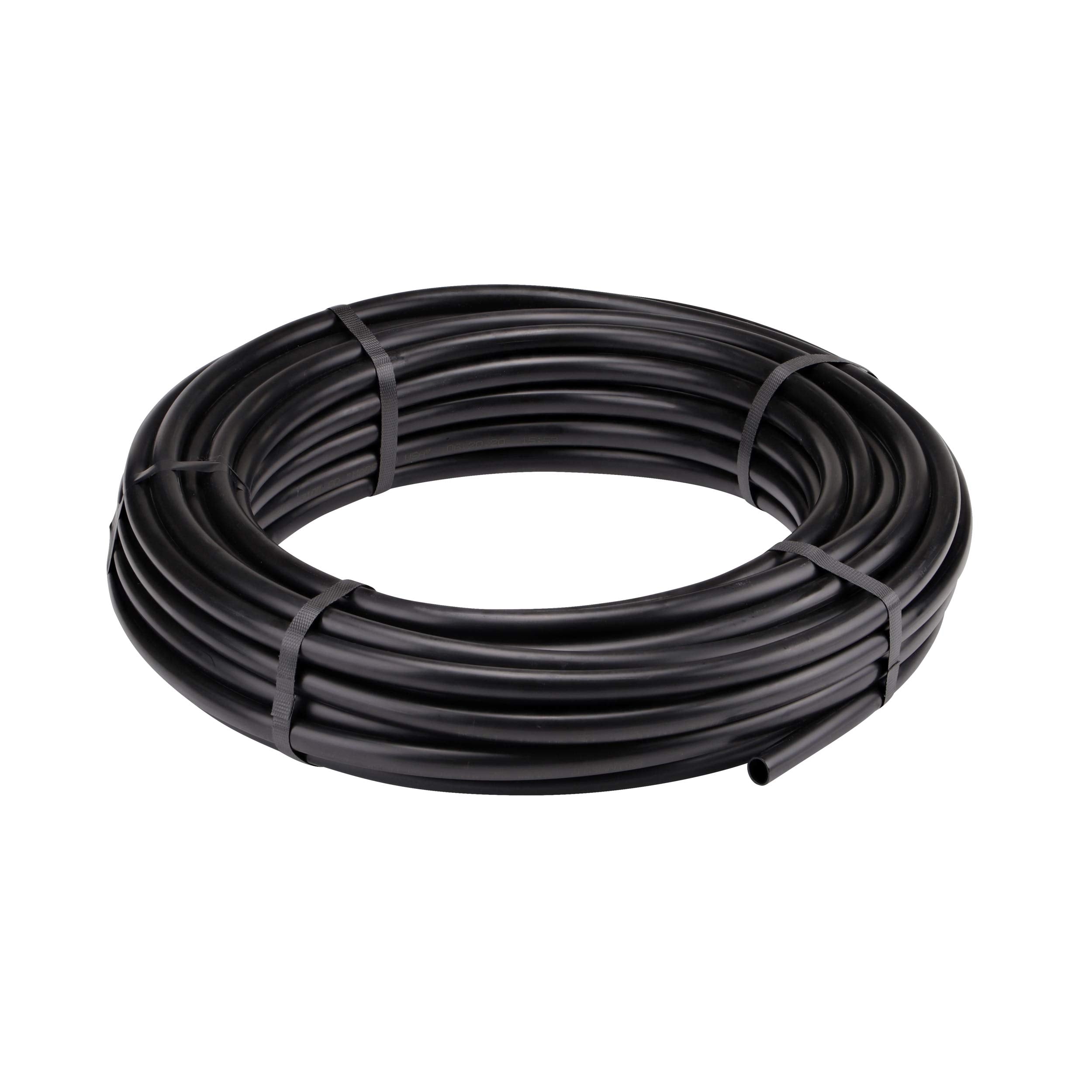 Raindrip 062010P 0.710 In. Supply Tubing, Black Polyethylene, 100 Ft.