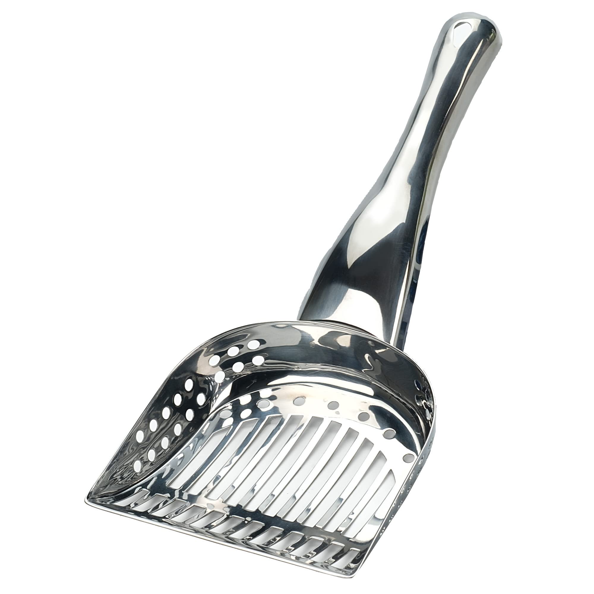 Rsvp International Endurance Collection Stainless Steel Kitty Litter Scoop, 4.75X2.5X11.25