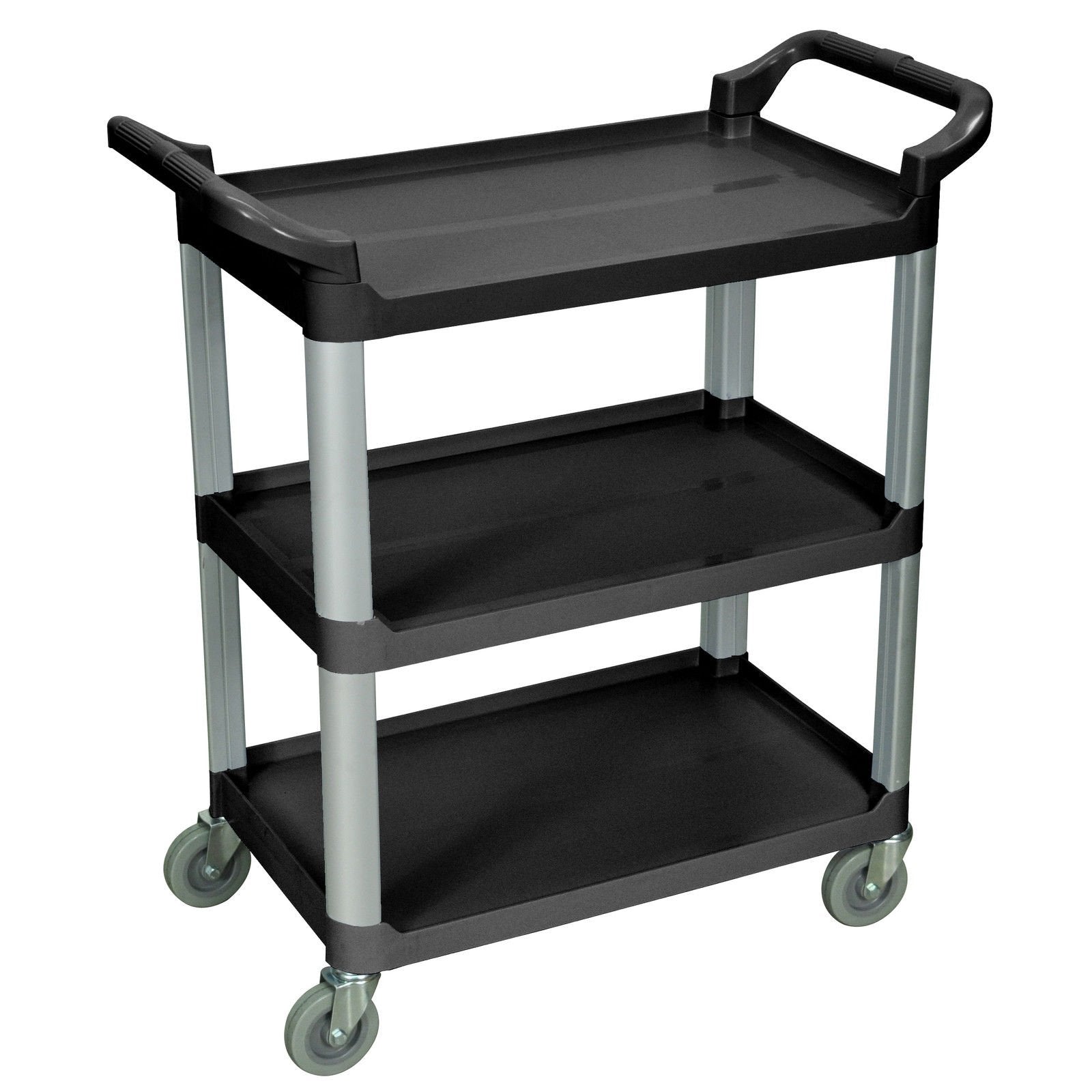 Metro Shop Black 3-Shelf Serving Cart Sc12-B