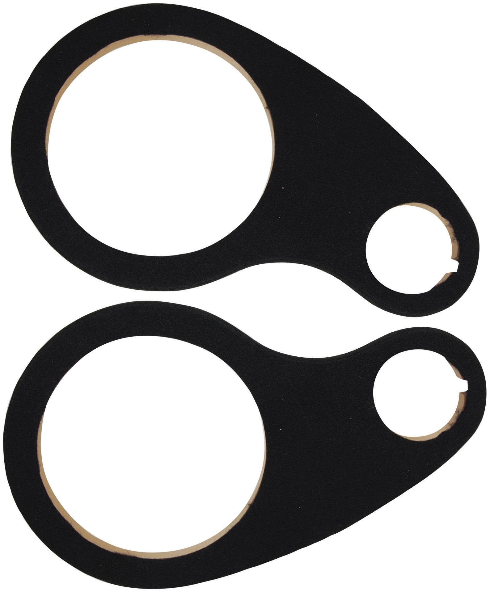 Audiopipe Ring8Ctw Pipemans Carpeted [1] 8 Wood Ring With [1] 2-7/8 Tweeter Opening Sold In Pairs