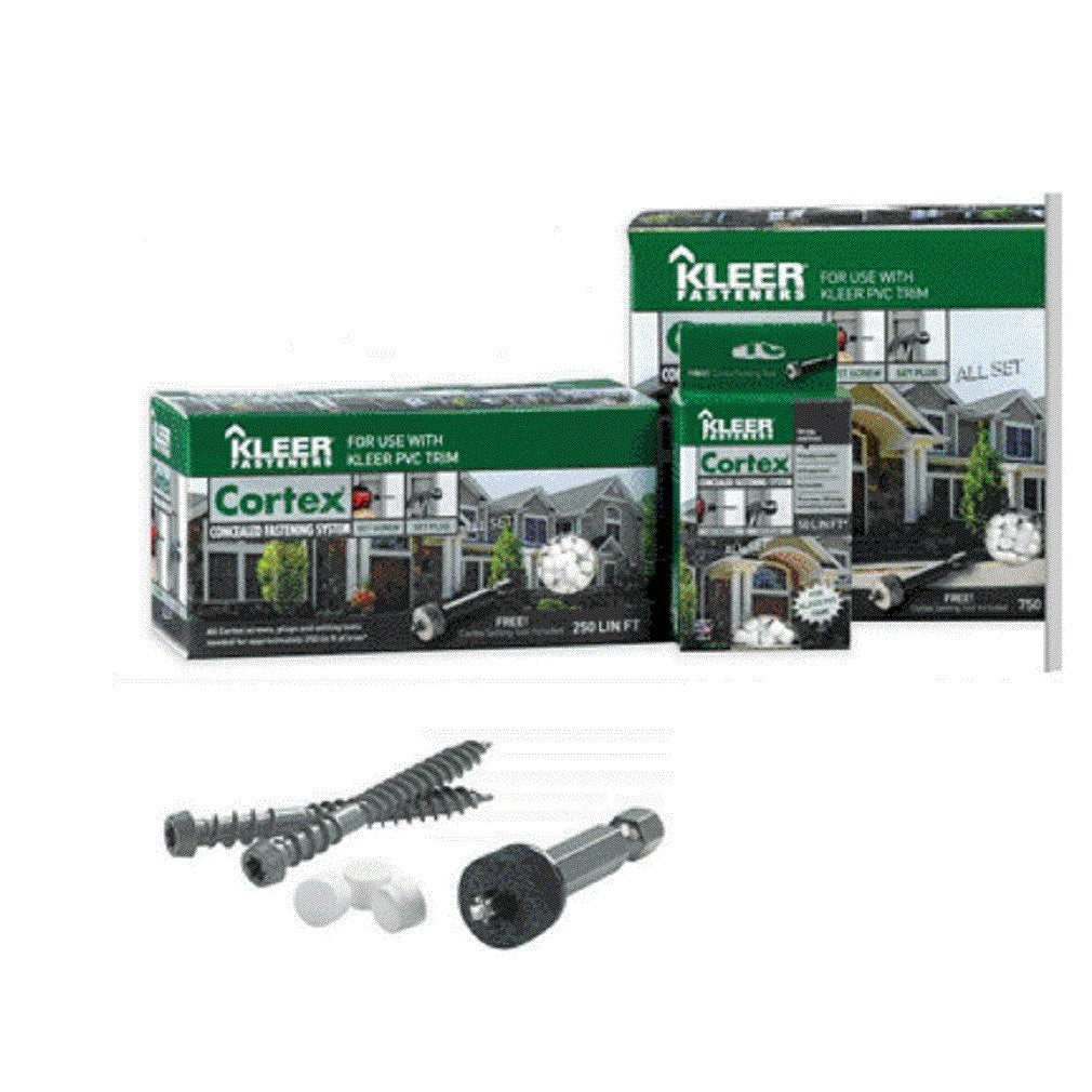 Kleer Cortex No. 7 X 2.75 In. L Hex Head Steel Trim Screw