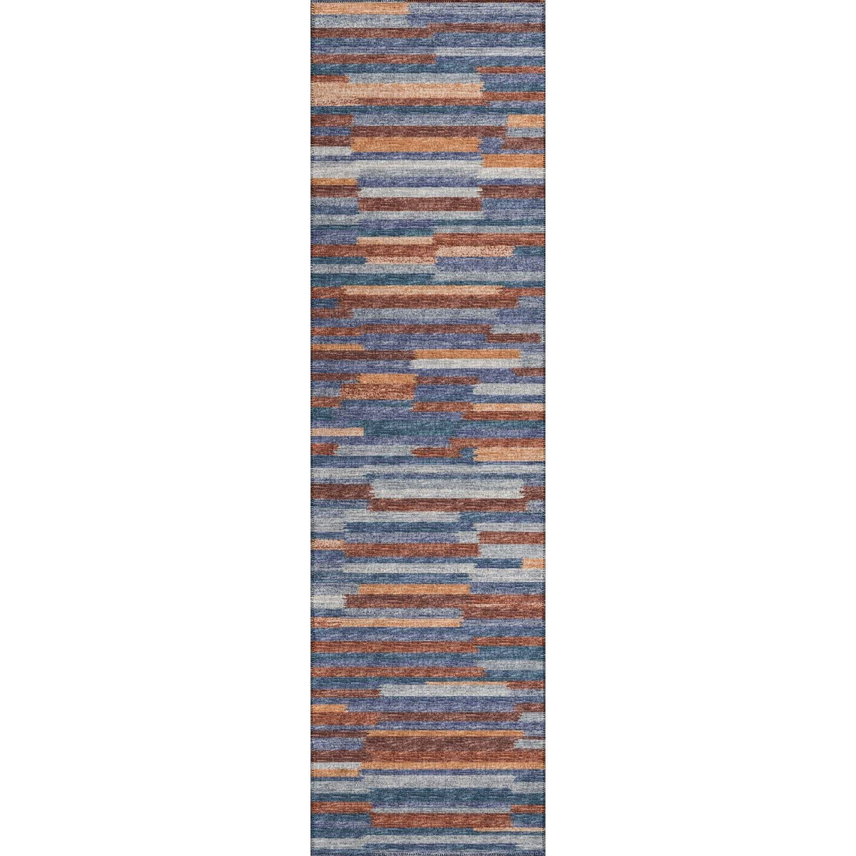 Sedona Sn8 Blue Transitional Rug Runner 2' 3'' X 12'