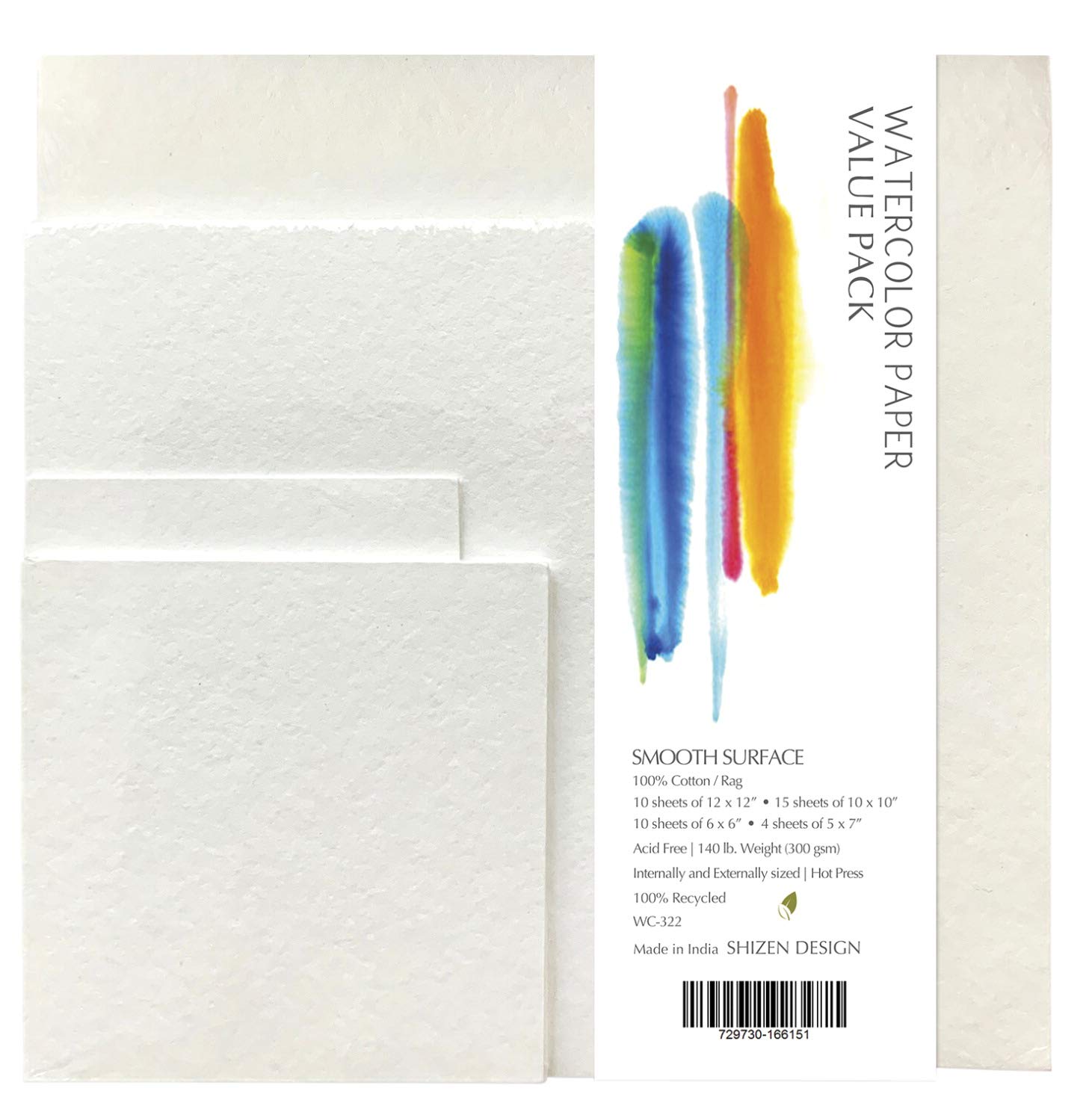 Paper Watercolor Shizen Value Pk 39 Shts