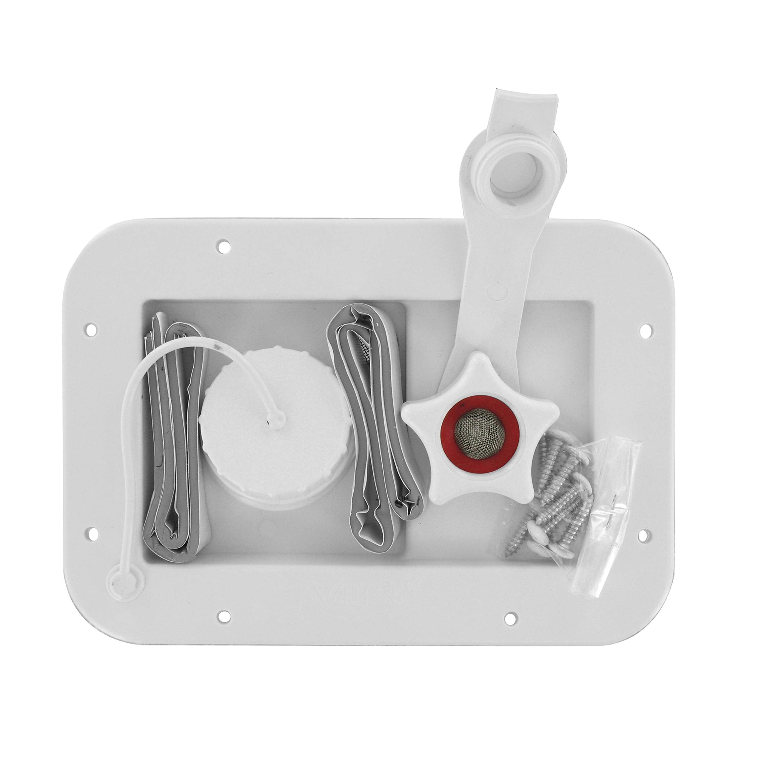 Valterra A01-2001Vp Gravitycity Water Inlet - White (Carded)