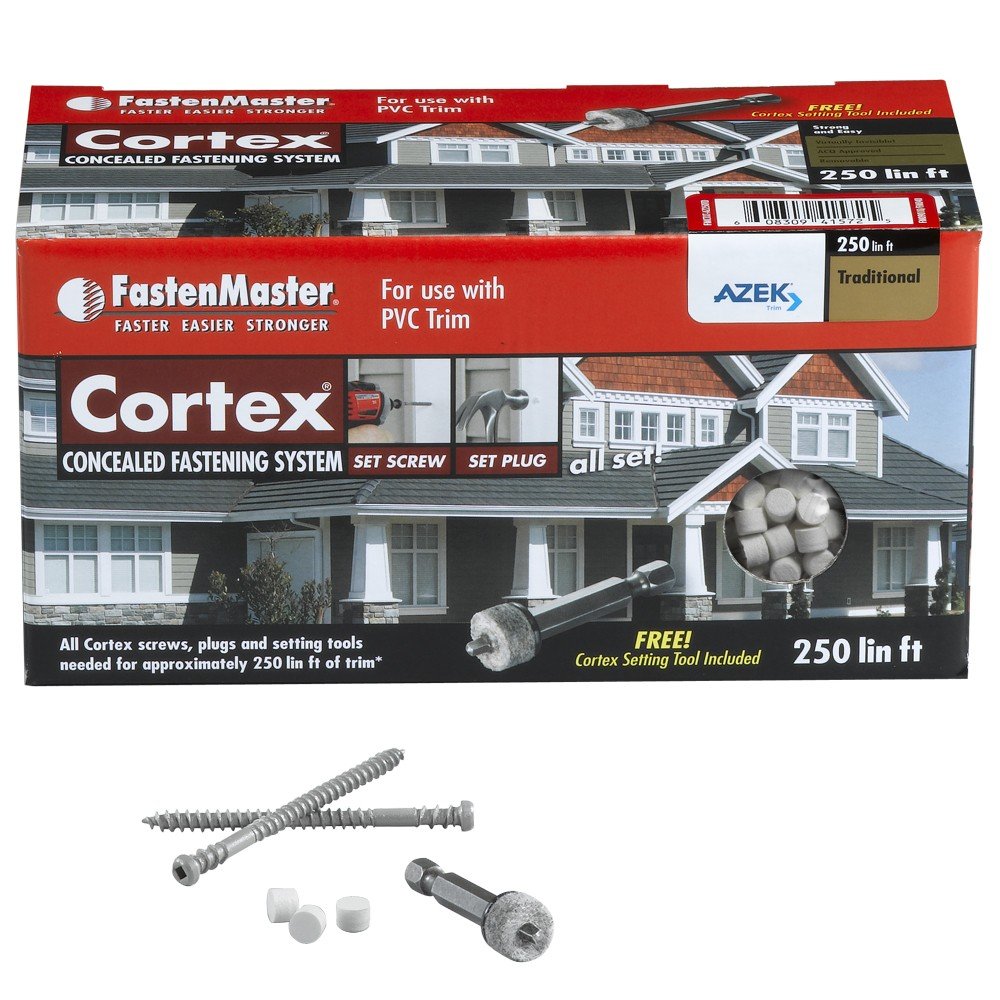 Fastenmaster Cortex No 9 X 2 In L Star Square Head Carbon Steel Trim Screw 375 1 Pk