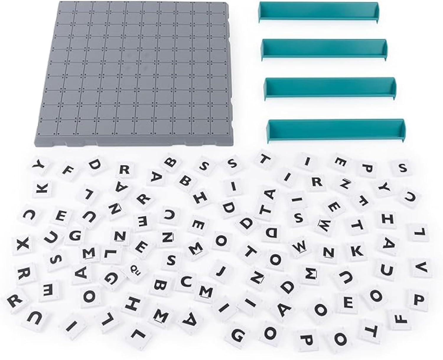 Spin Master Games, Upwords, Classic Word Game with Stackable Letter Tiles, Family Board Game, Crossword Activity, 1-4 Players, for Ages 8 & Up