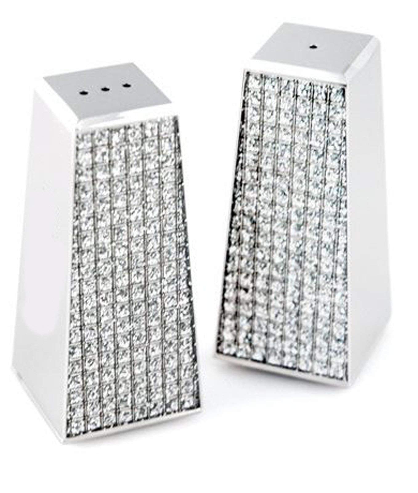 Sheridan Glitter Galore Salt And Pepper Shaker Set, Silver