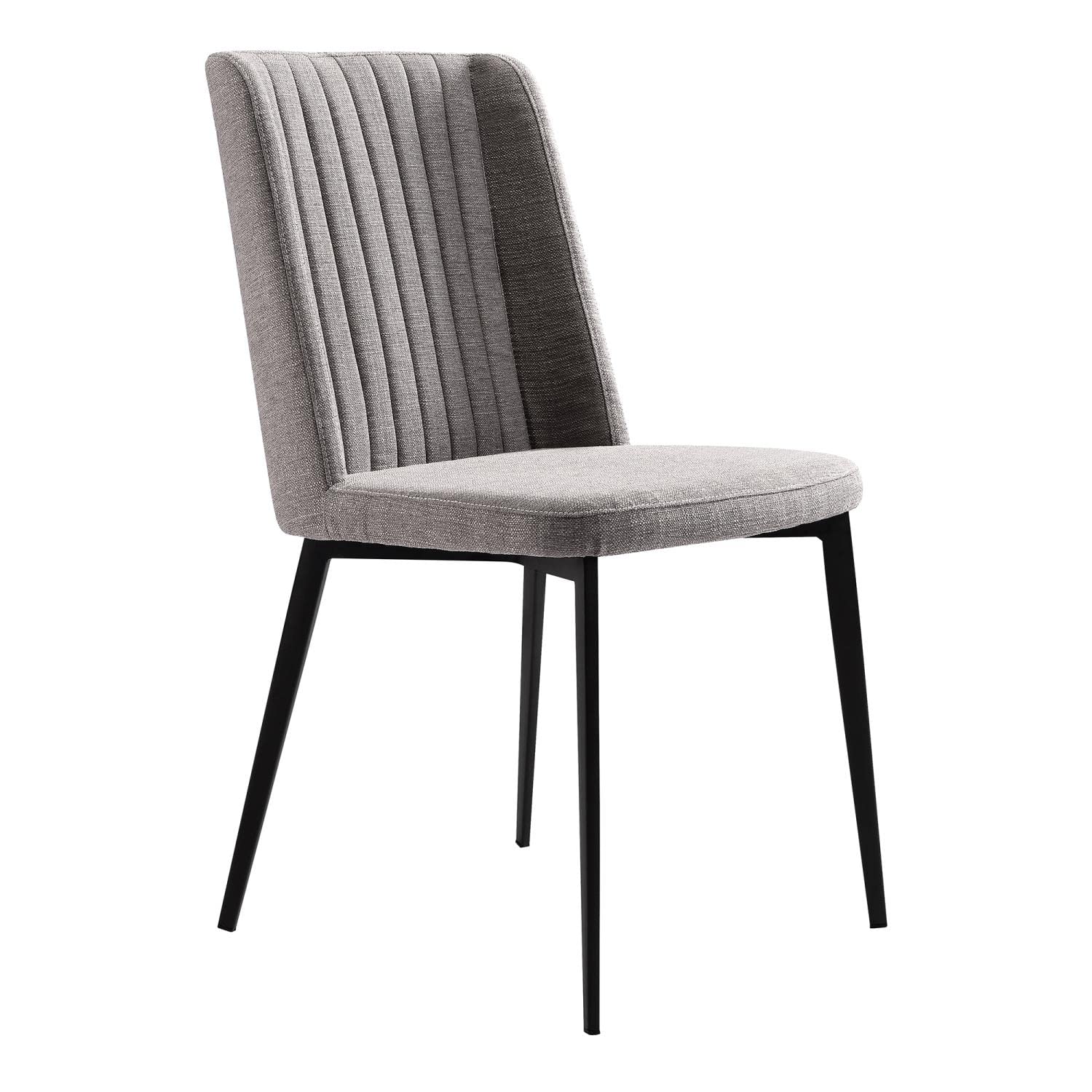 Armen Living Maine Dining Chair, Gray