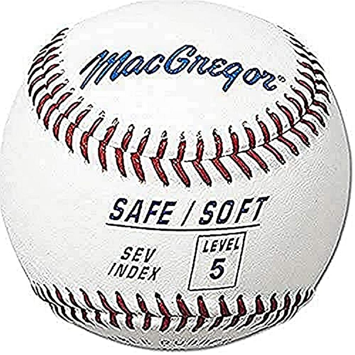 Macgregor Safe/Soft Baseballs, Junior, Level 5 (One Dozen)