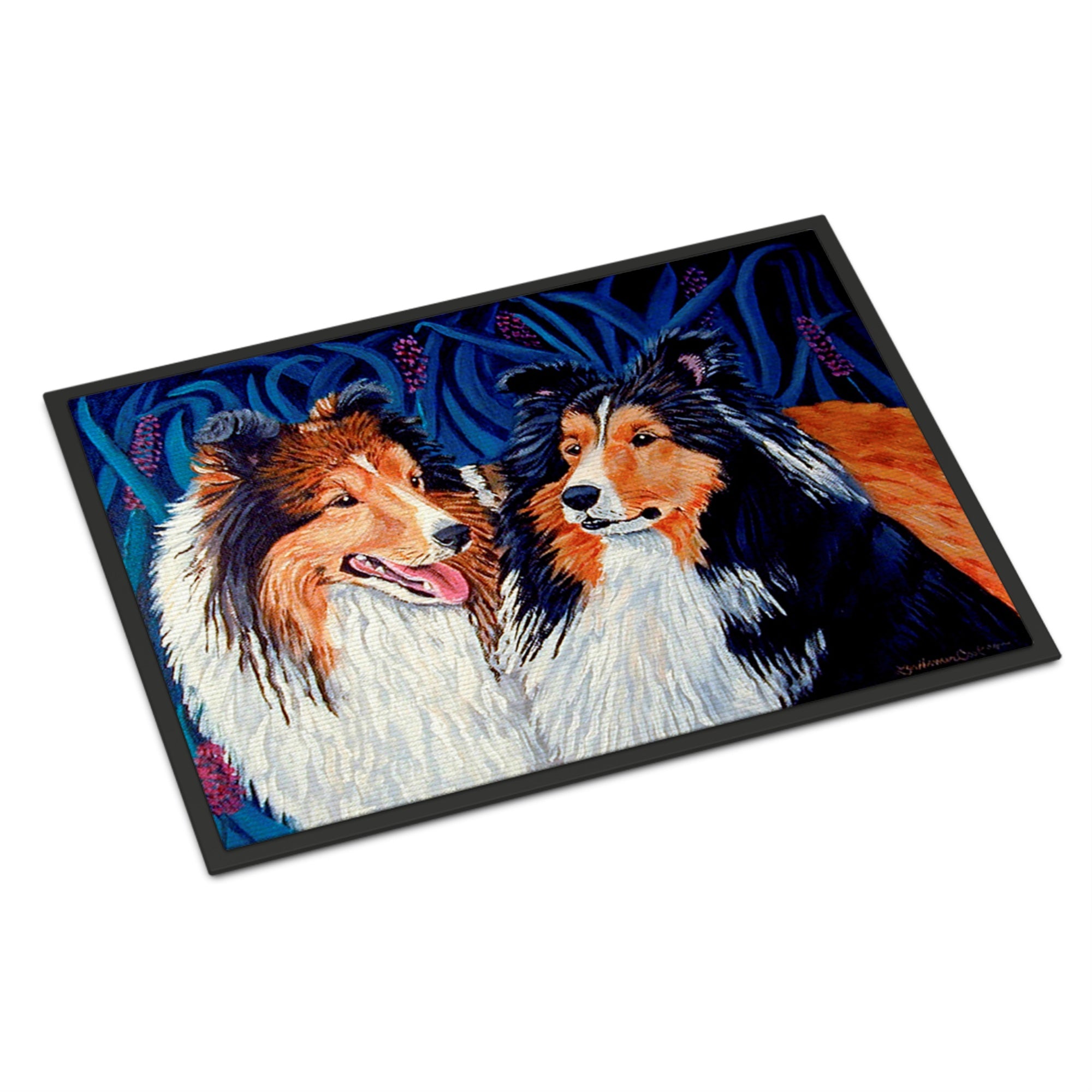 'Caroline'S Treasures 7508Mat Sheltie Indoor Outdoor Doormat, 18'''' X 27'''', Multicolor''