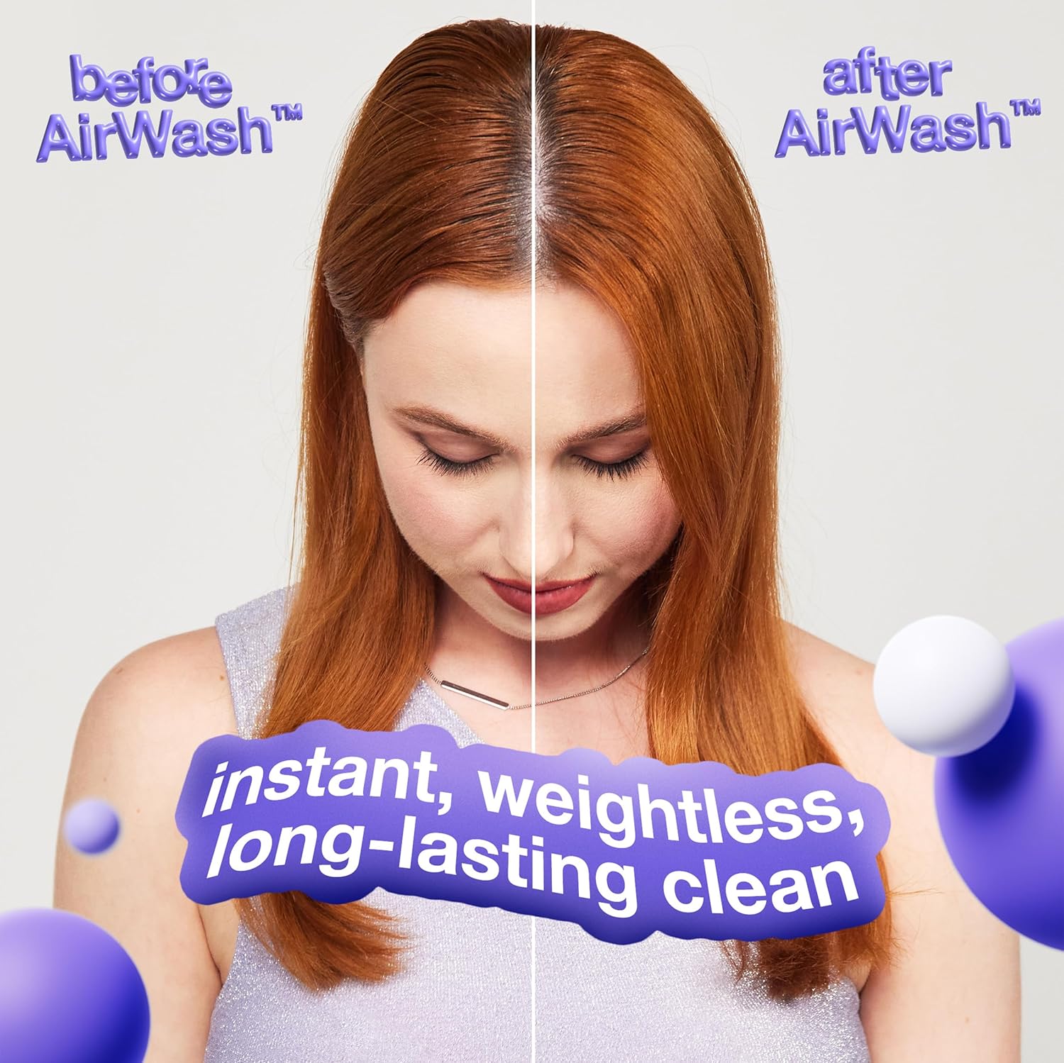 K18 AirWash™ Dry Shampoo, Non-Aerosol, Balances Scalp & Controls Excess Oil Production