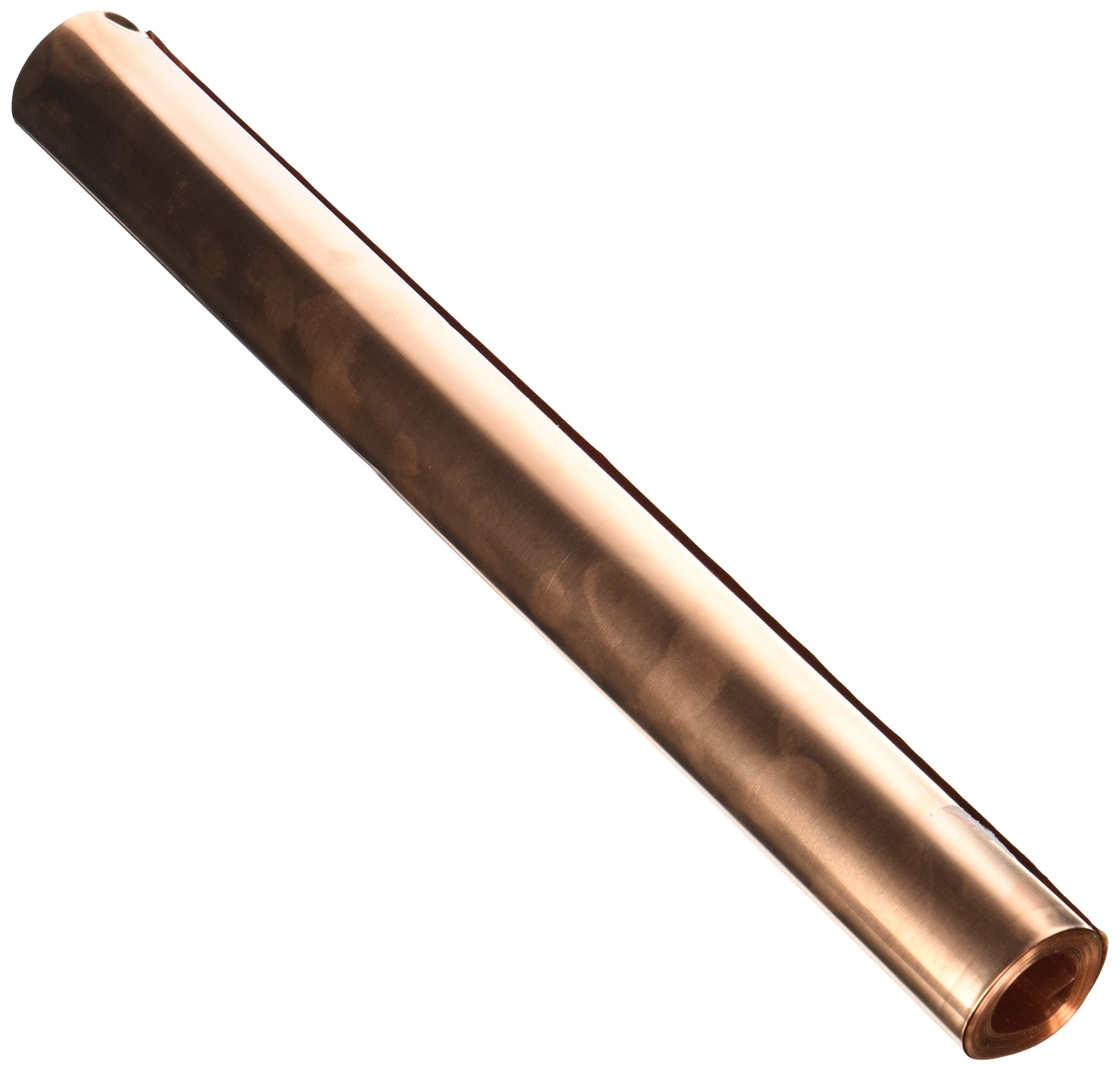 St Louis Crafts - 12X10 36Ga Cop 36 Gauge Copper Metal Foil Roll, 12 Inches X 10 Feet