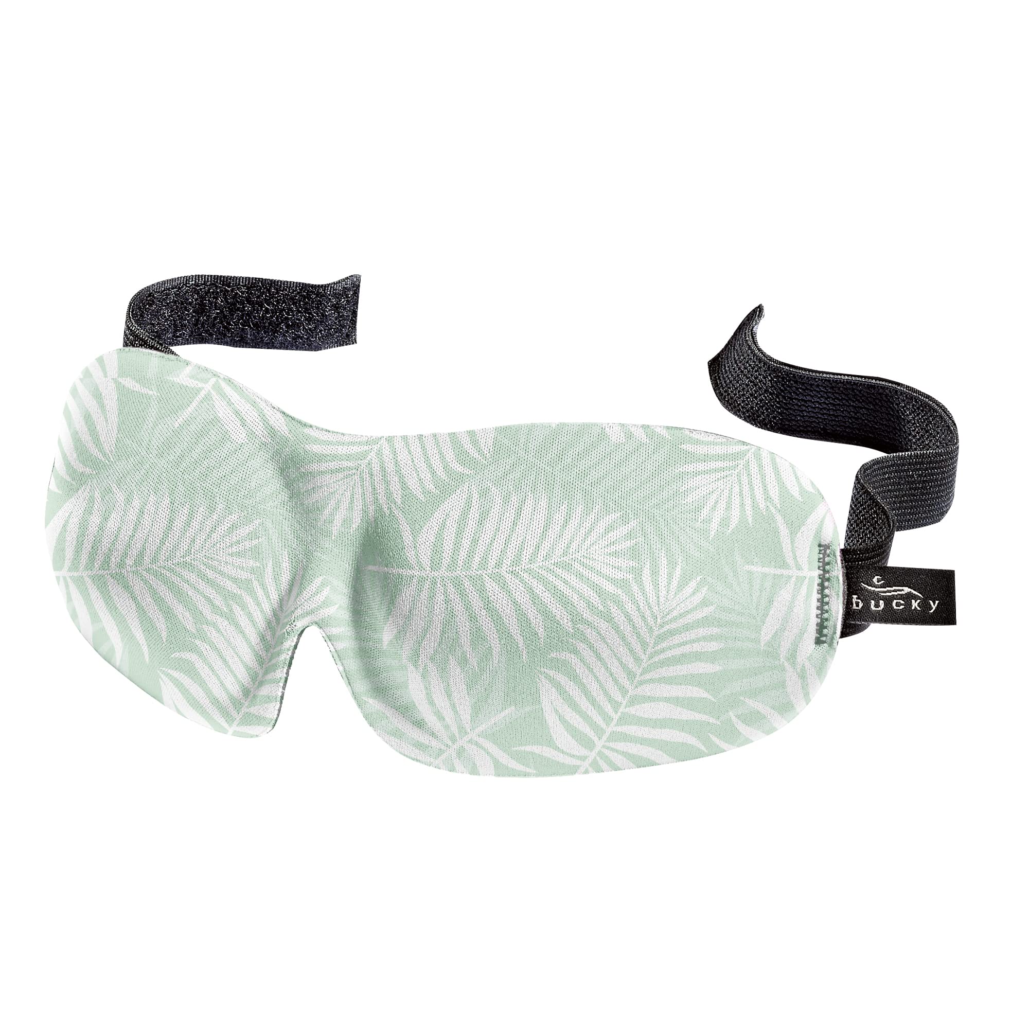 Bucky 40 Blinks No Pressure Printed Eye Mask For Travel & Sleep, Palm Leaf, One Size