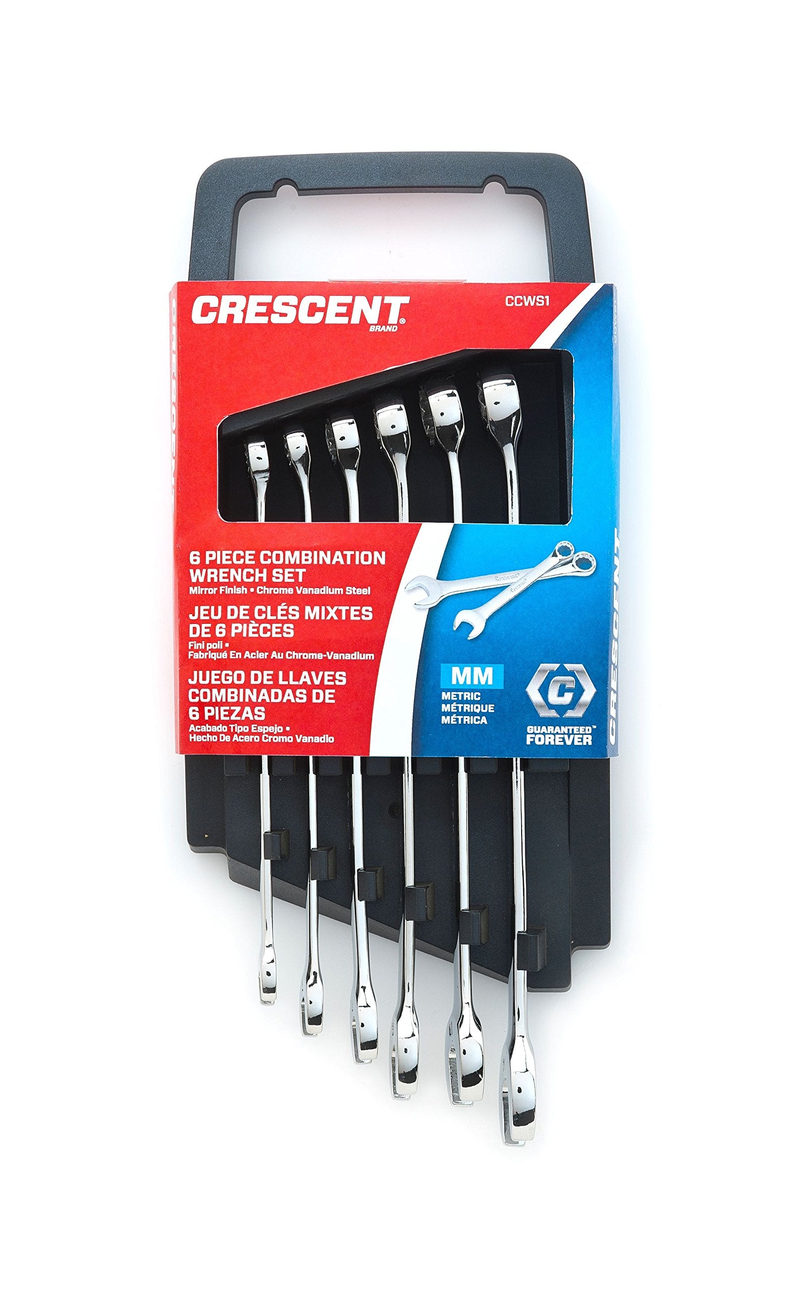 Crescent 6 Pc. 12 Point Metric Combination Wrench Set - Ccws1