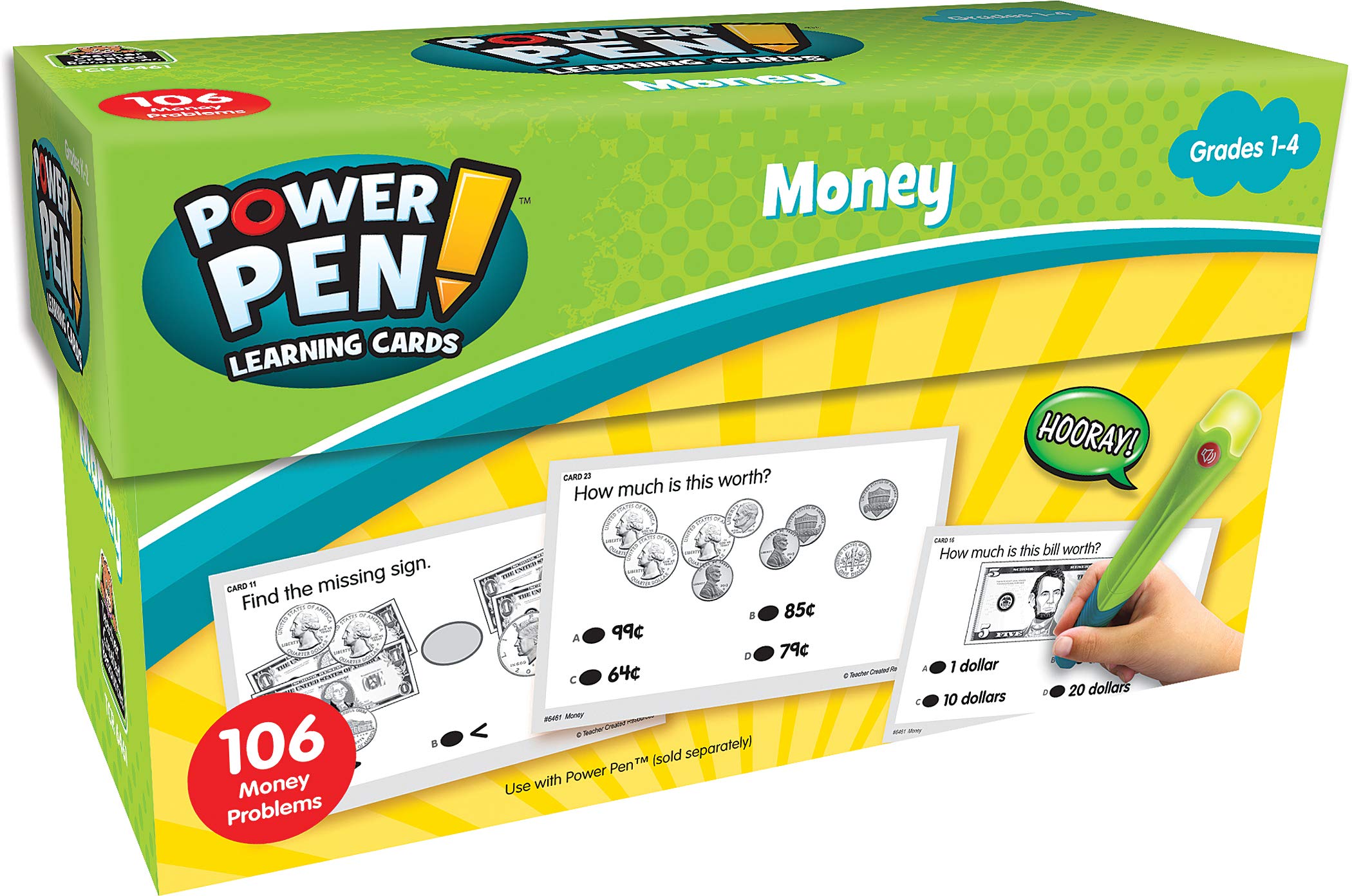 Teacher Created Resources Power Pen Learning Cards: Money (6461)