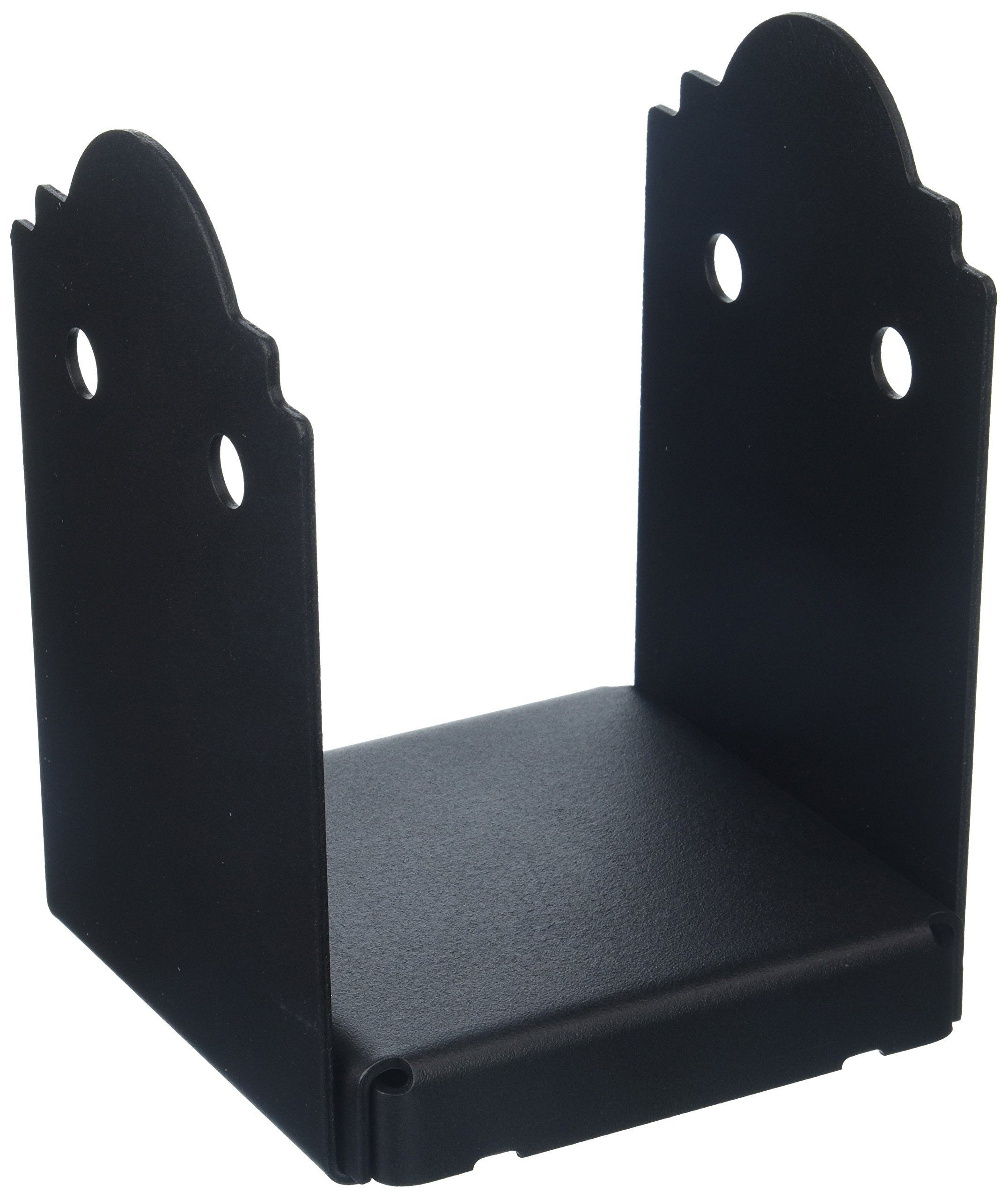 Simpson Strong-Tie Apb66 - Outdoor Accents Mission Collection Zmax, Black Post Base For 6'' X 6''