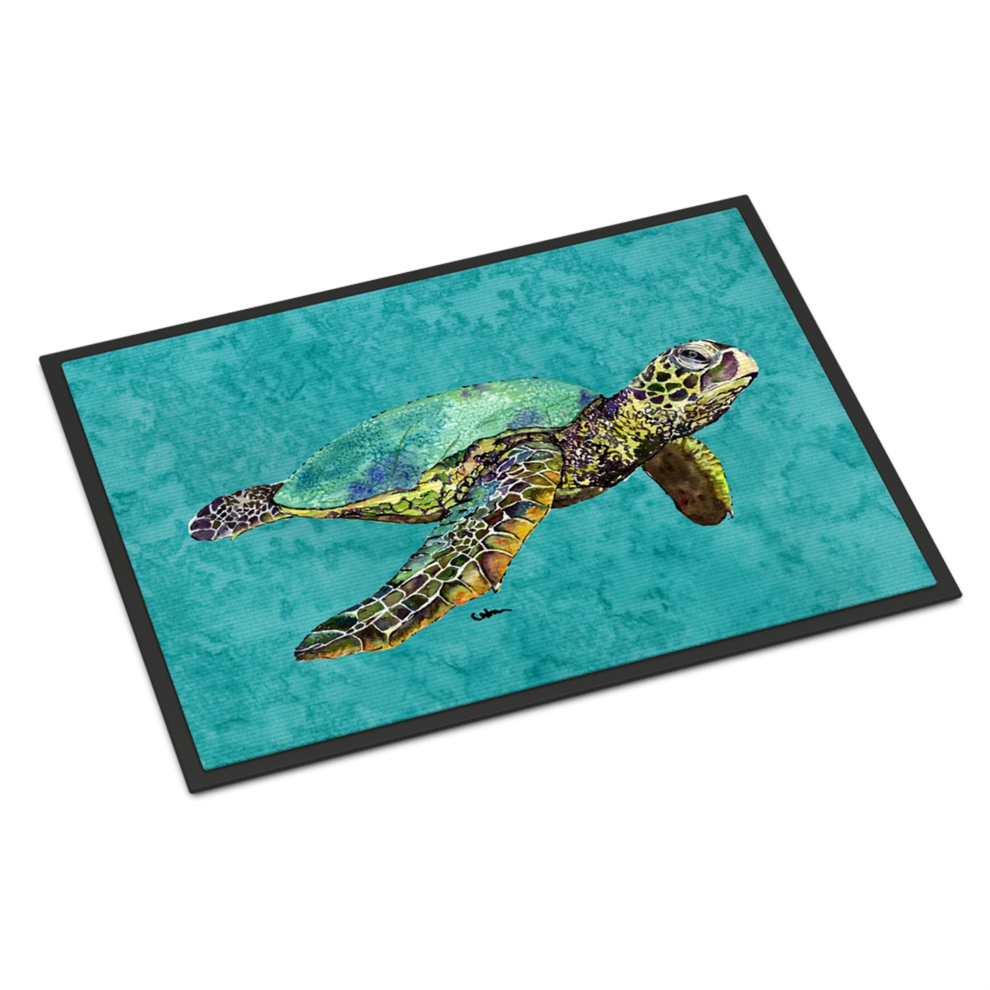'Caroline'S Treasures 8659Jmat Turtle Indoor Or Outdoor Doormat, 24'''' X 36'''', Multicolor''