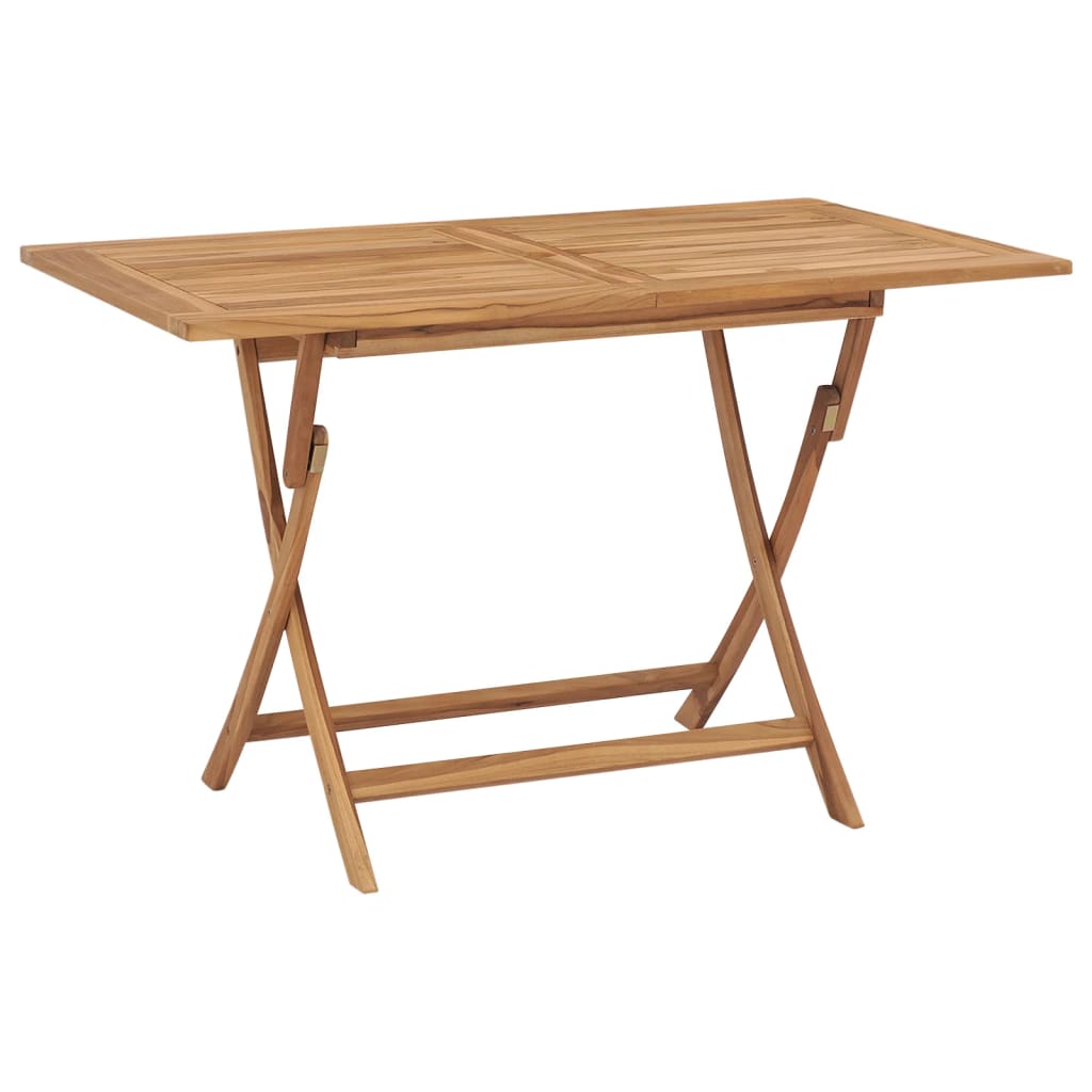Vidaxl Folding Patio Table 47.2''X27.6''X29.5'' Solid Teak Wood