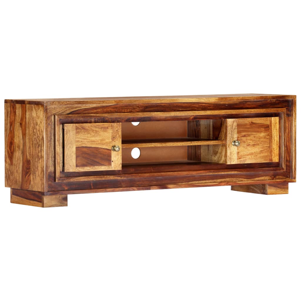 Vidaxl Tv Cabinet 46.5''X11.8''X15.7'' Solid Sheesham Wood
