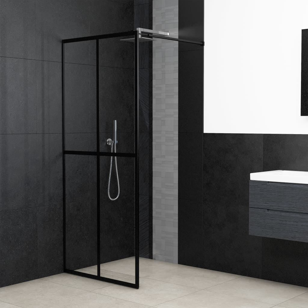 Vidaxl Walk-In Shower Screen Clear Tempered Glass 35.4''X76.8''