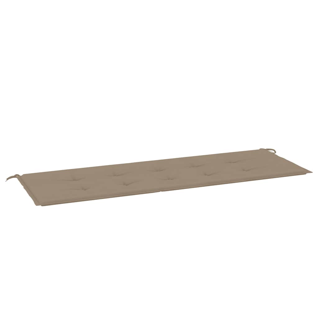 Vidaxl Garden Bench Cushion Taupe 59.1''X19.7''X1.2''