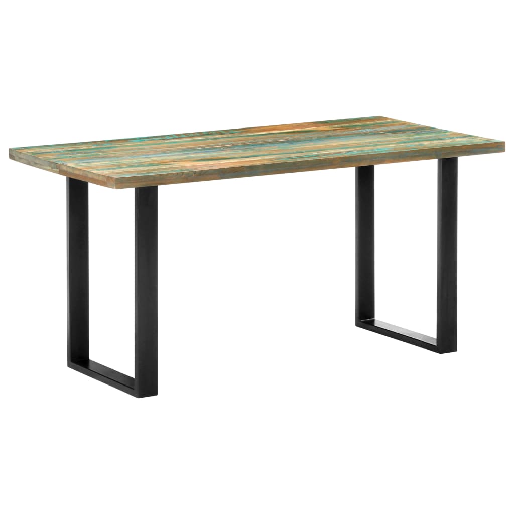 Vidaxl Dining Table 63''X31.5''X29.5'' Solid Reclaimed Wood