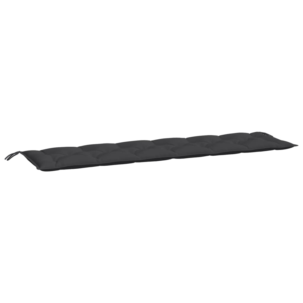 Vidaxl Garden Bench Cushion Black 78.7''X19.7''X2.8'' Fabric