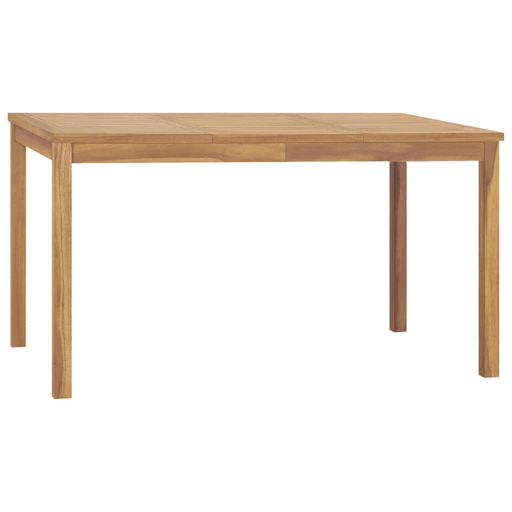 Vidaxl Patio Dining Table 55.1''X31.5''X30.3'' Solid Teak Wood